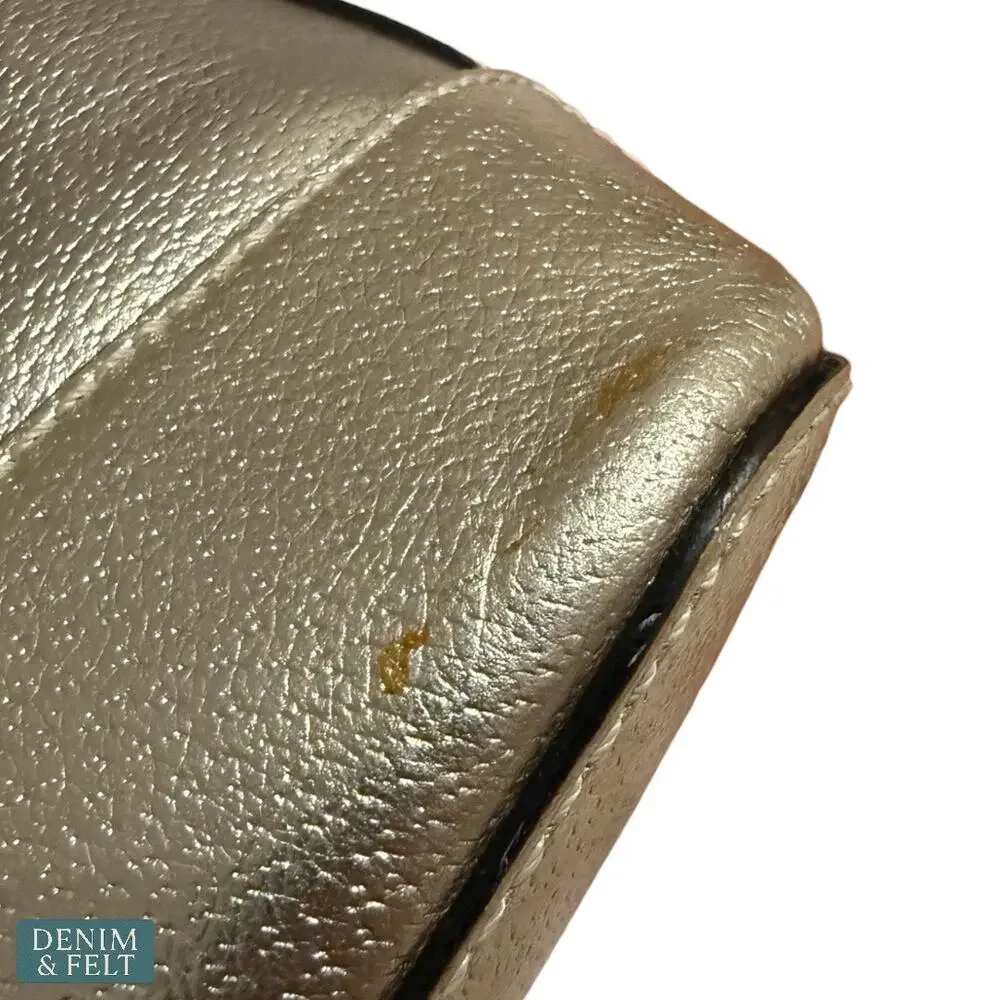Kate Spade‎ Wellesley Rachelle Metallic Rose Gold Leather Satchel Crossbody Bag